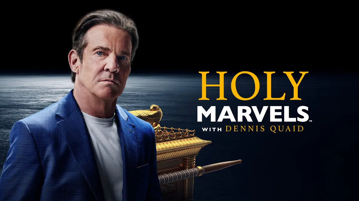 bg cover for Holy Marvels with Dennis Quaid