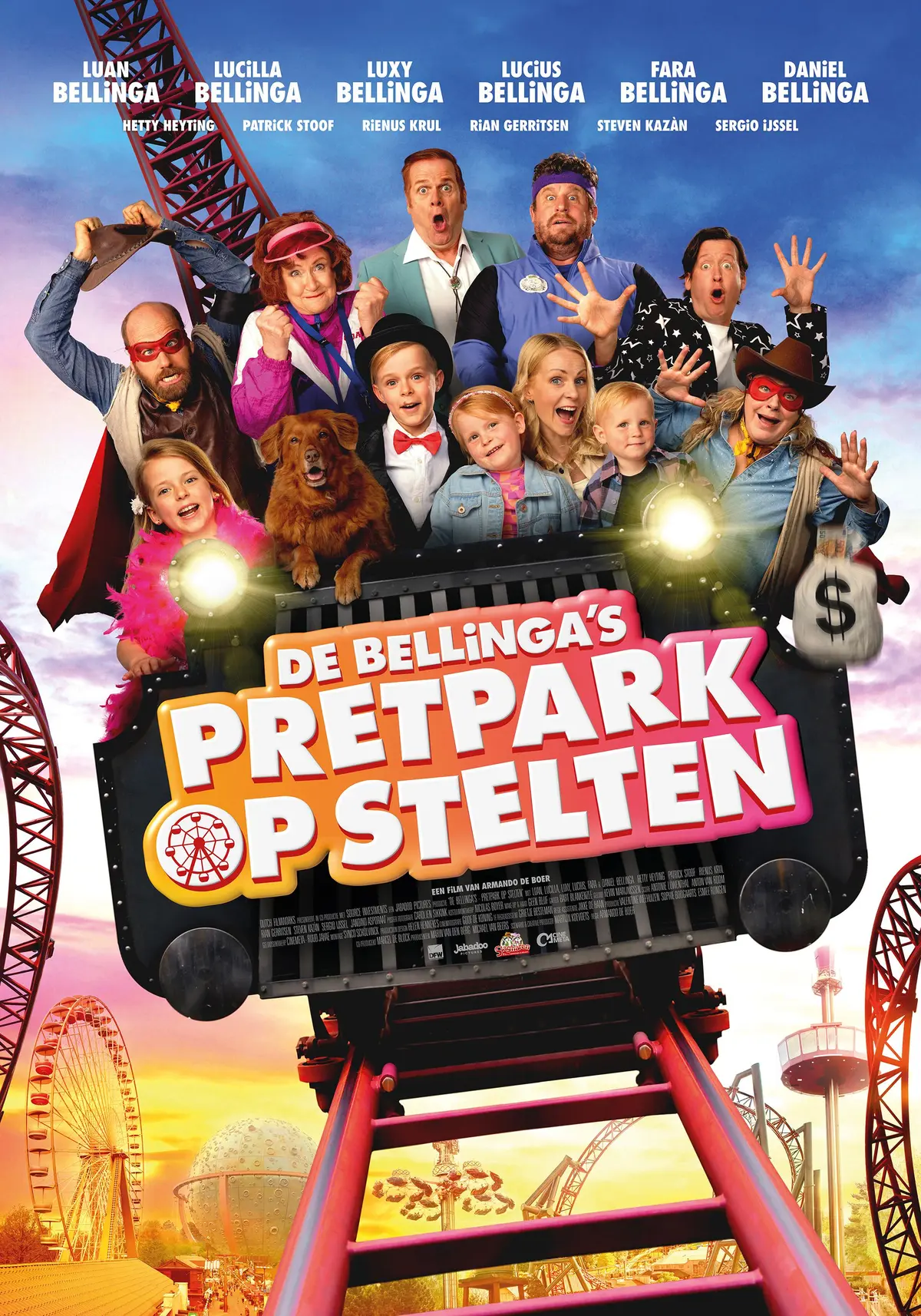 bg cover for De Bellinga's: Pretpark op stelten