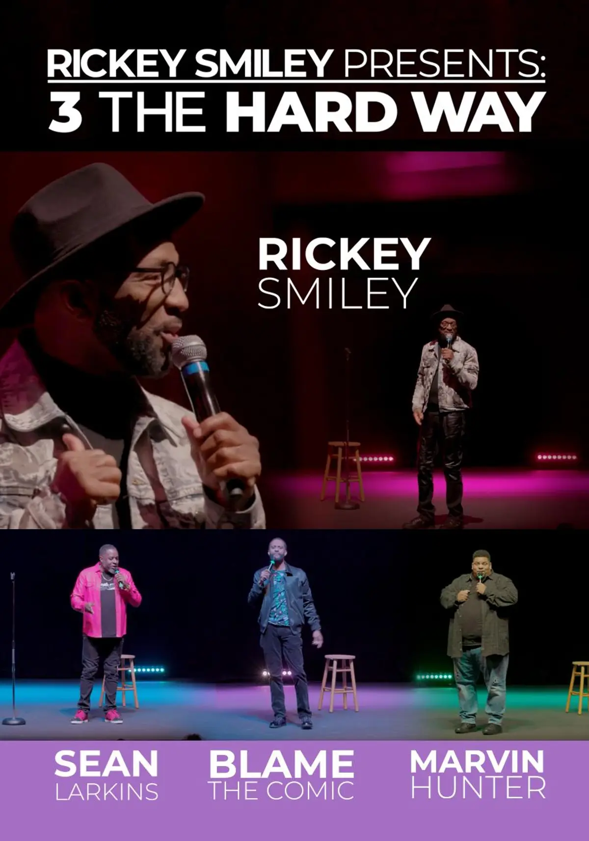 bg cover for Rickey Smiley Presents: 3 the Hard Way